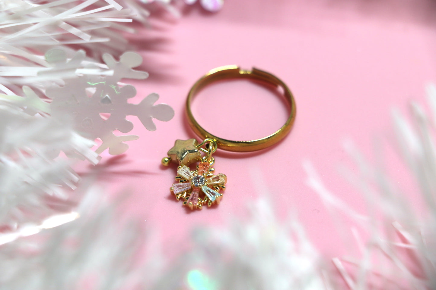 Bague Flocon ajustable