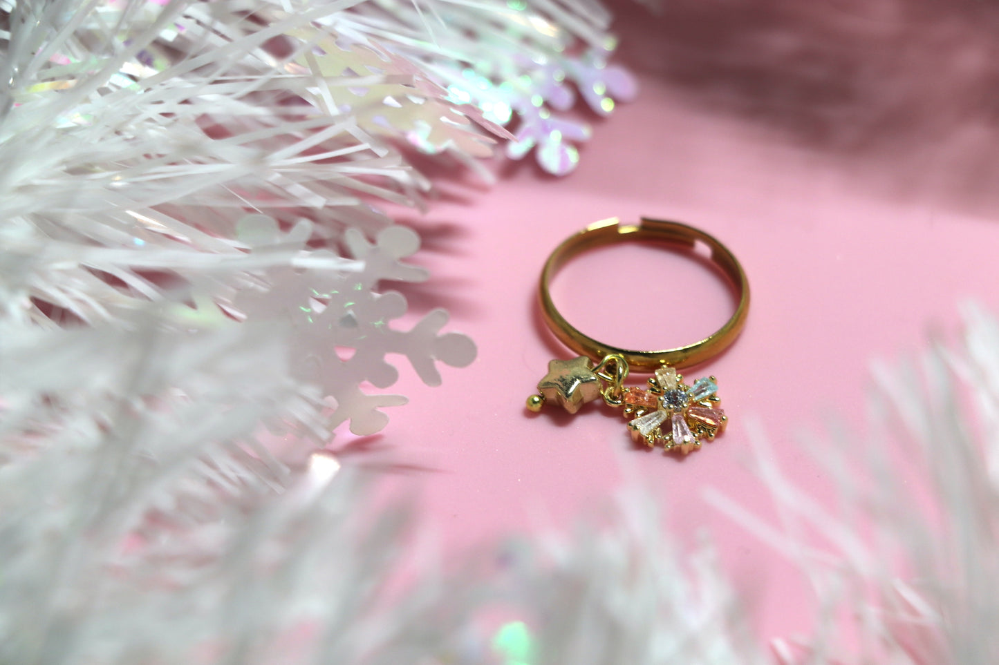 Bague Flocon ajustable
