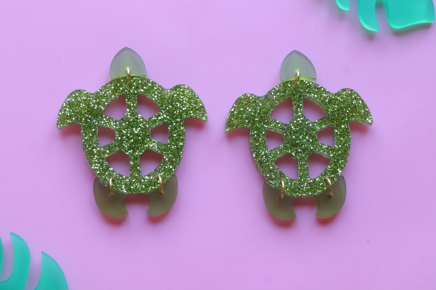 Turtle earrings