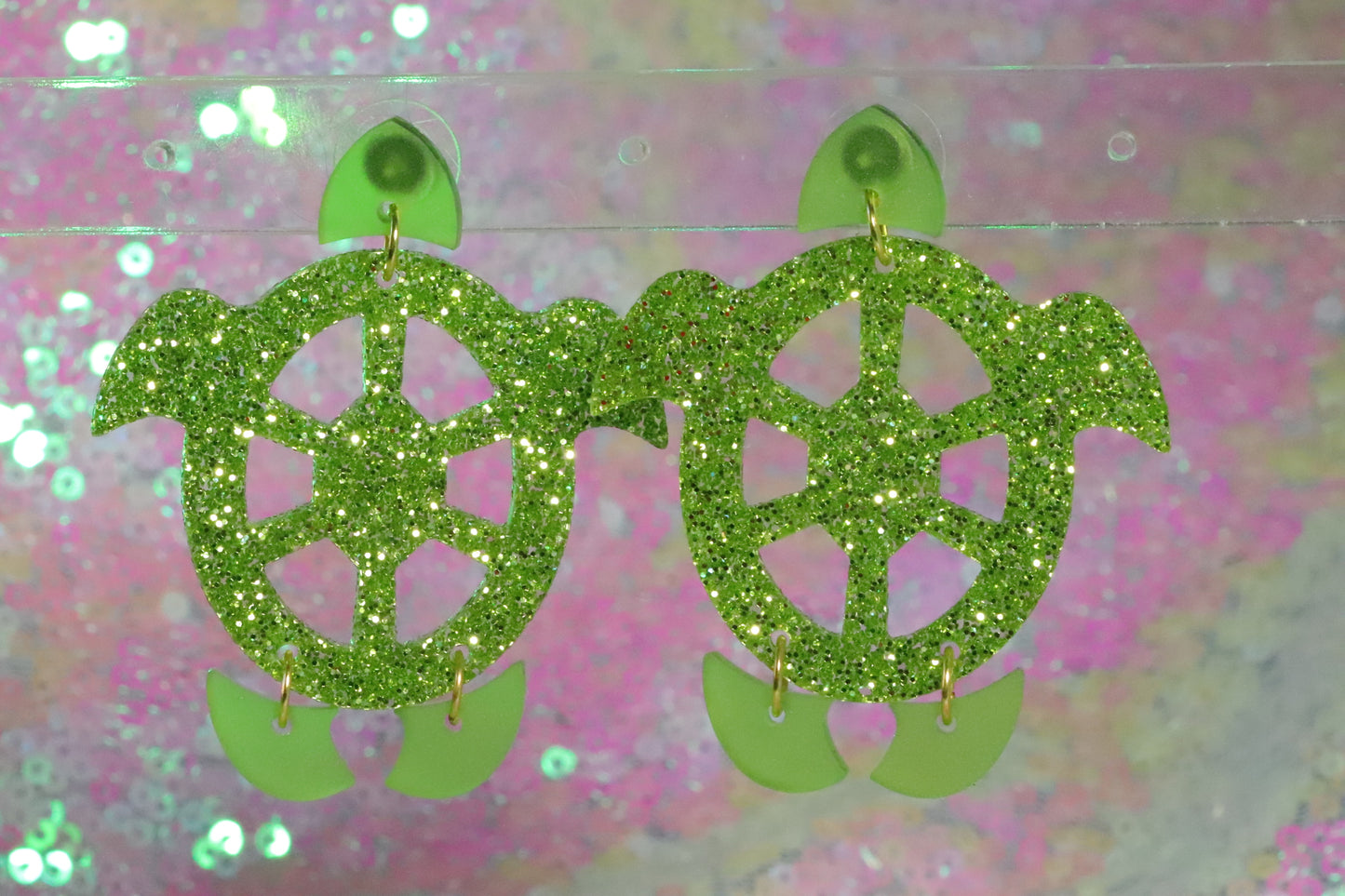 Turtle earrings