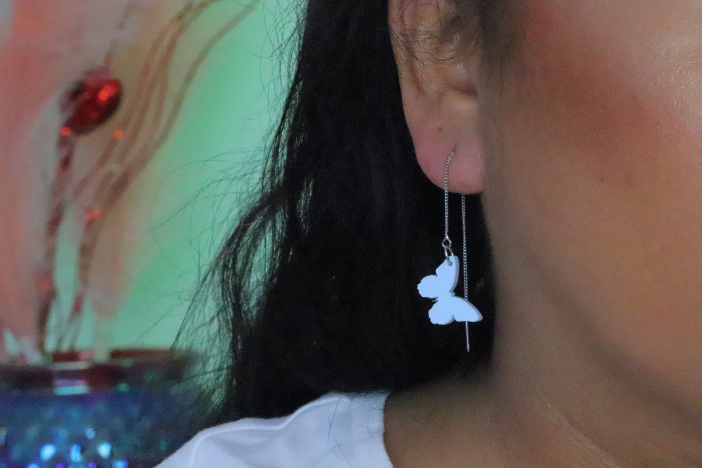 Spring threader earrings