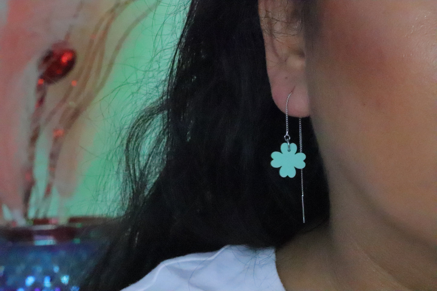 Spring threader earrings