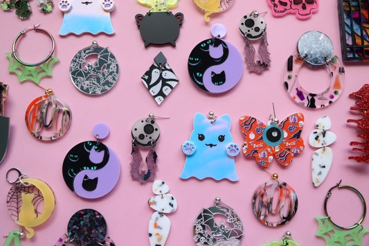 Glow in the dark Boo Broche