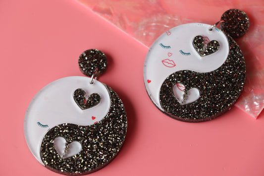 Yin Yang coeur brisé