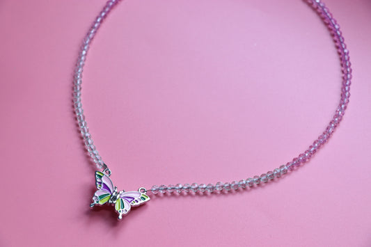 Collier papillon