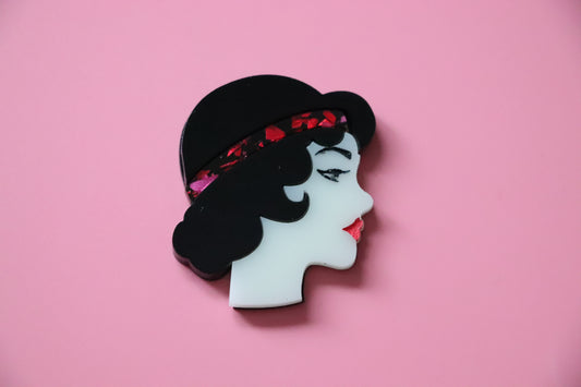 Broche Flapper girl