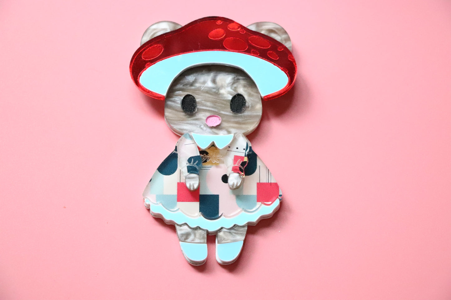 Woodland Mouse - Broche