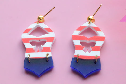 Boucles d'oreilles retro Bikini