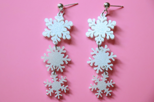 Shimmering snowflake