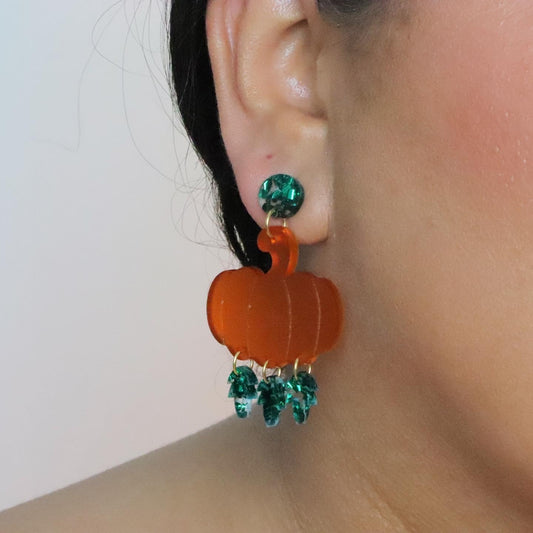 Pumpkin earrings