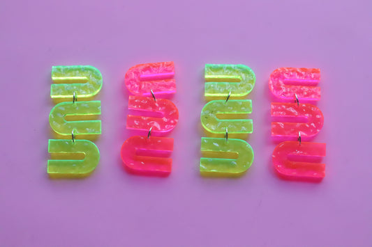 Neon arch Earrings