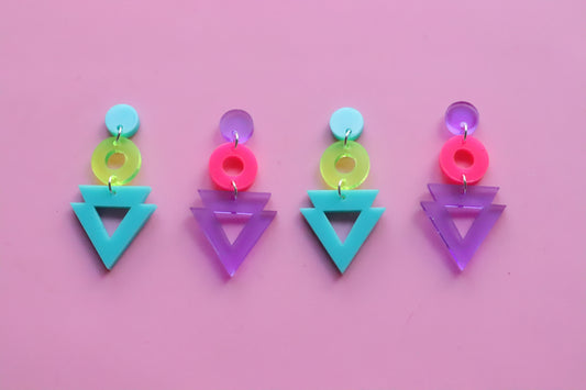 Color block Earrings