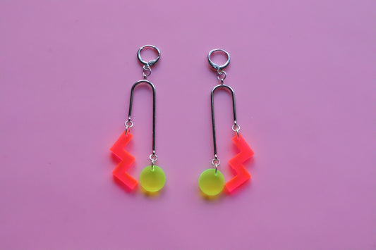 80's vibe earrings