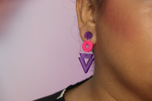 Color block Earrings