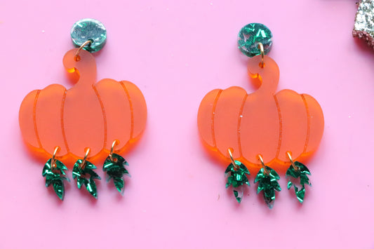 Pumpkin earrings