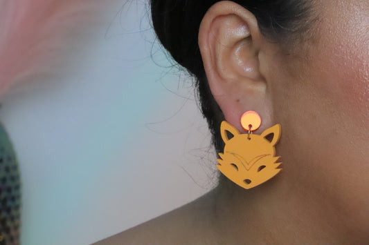 Fox face Earrings