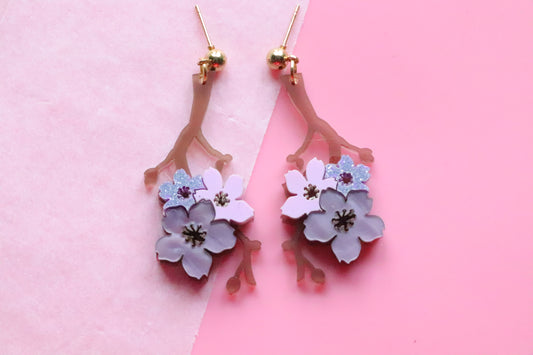 Sakura Branch earrings