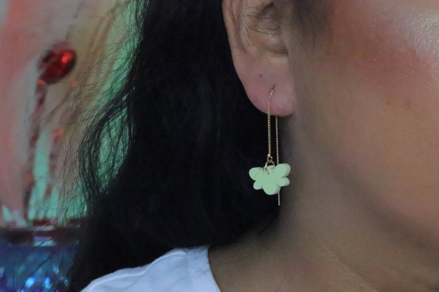 Spring threader earrings