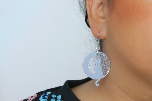 Moon Cat earrings