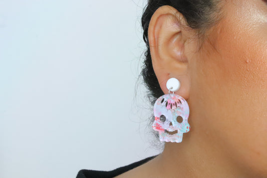 Sugar Skull Pastel Earrings