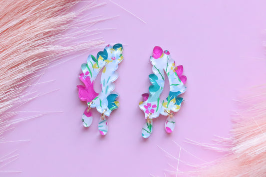 Boucles d'oreilles montantes Garden Party