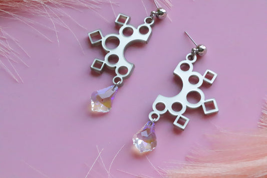 Boucles d'oreilles dentelle