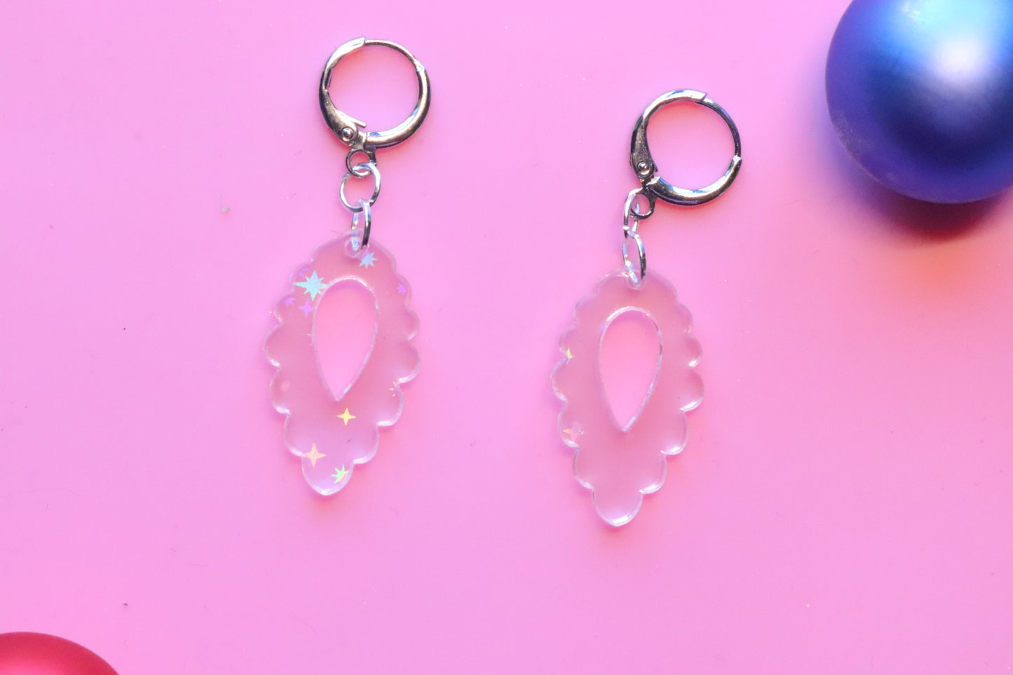 Sparkle Leaf earrings