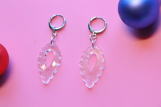 Sparkle Leaf earrings