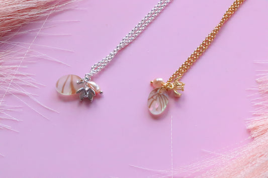 Collier chaine -pendentifs ajustables Garden Party (2 styles)