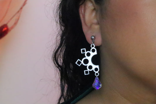 Boucles d'oreilles dentelle