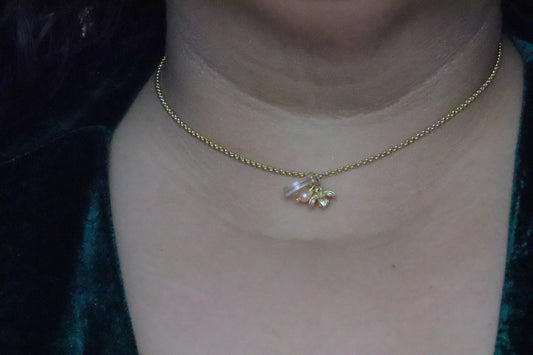 Collier chaine -pendentifs ajustables Garden Party (2 styles)