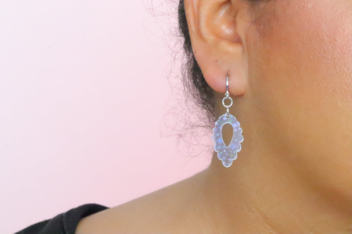 Sparkle Leaf earrings