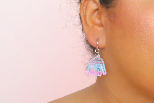 Ugly sweater earrings