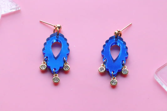 Royal blue Earrings