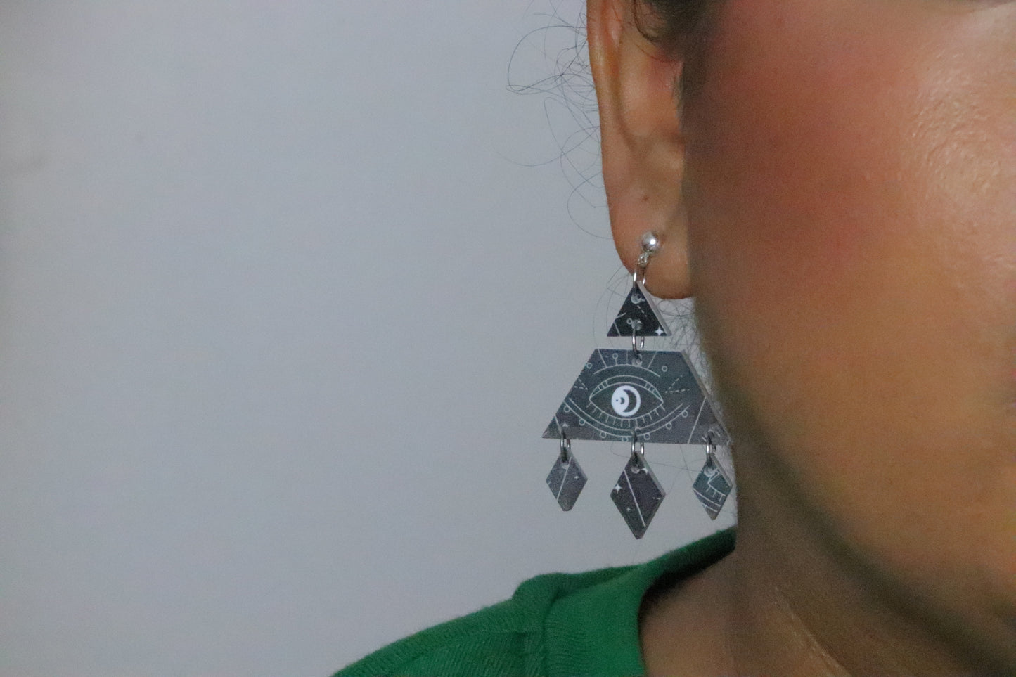 Mystic eye print Earrings