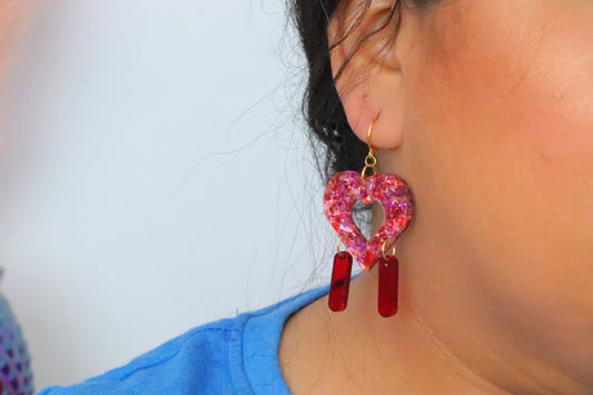 Heart Confettis Earrings