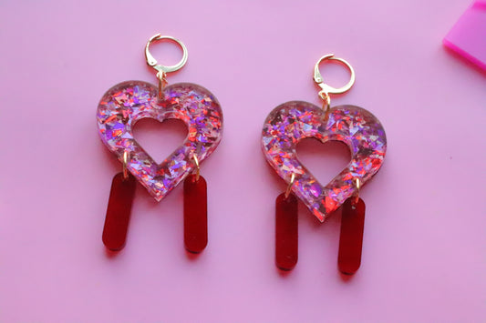 Heart Confettis Earrings